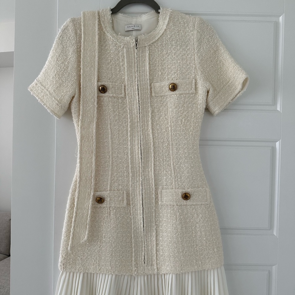 Sandro belted dress